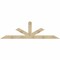 Ekena Millwork Saratoga Rough Sawn Timber Gable Bracket, Douglas Fir, 108"W x 31 1/2"H x 4"D x 6"F, 7/12 Pitch GBW108X31X0406SAR00RDF - alternate 1